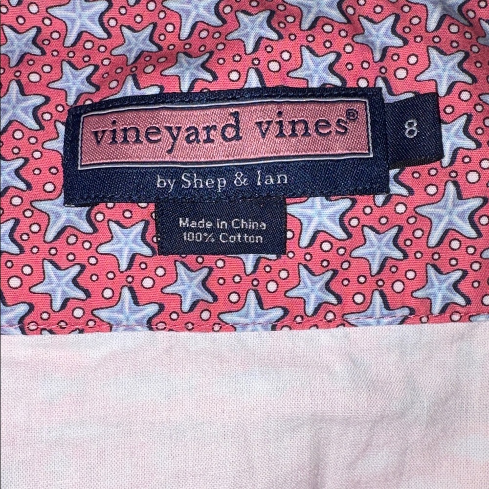Vineyard Vines pink patchwork nautical skirt, siz… - image 5